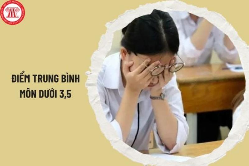 Điểm trung bình môn dưới 3,5 phải làm sao?