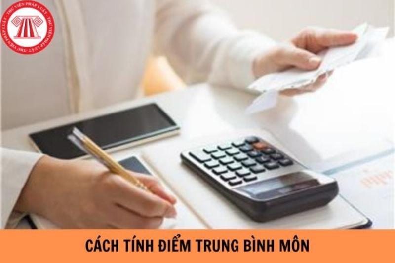 Điểm trung bình môn là gì?