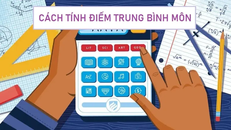 Ví dụ minh họa về cách tính điểm trung bình môn học kỳ 2